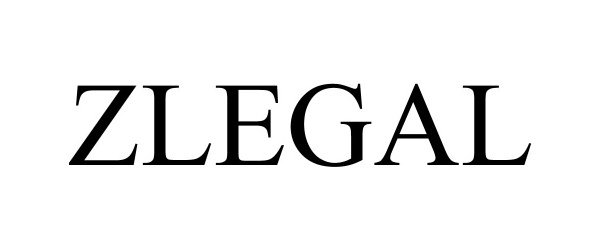 Trademark Logo ZLEGAL