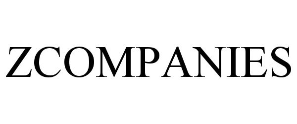 Trademark Logo ZCOMPANIES