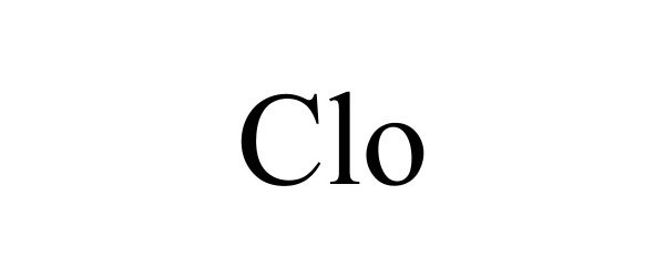 Trademark Logo CLO