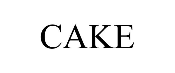 Trademark Logo CAKE