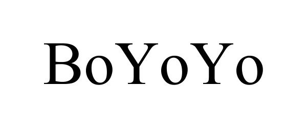 Trademark Logo BOYOYO