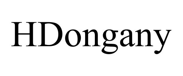 Trademark Logo HDONGANY