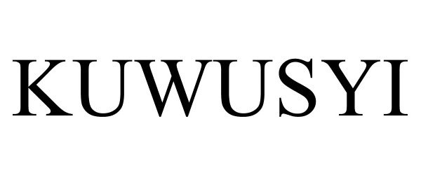Trademark Logo KUWUSYI