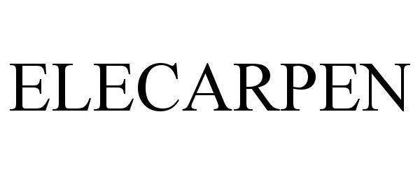 Trademark Logo ELECARPEN