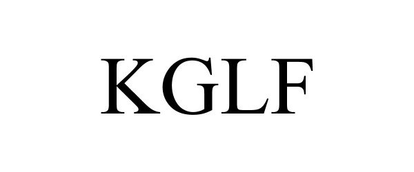 Trademark Logo KGLF