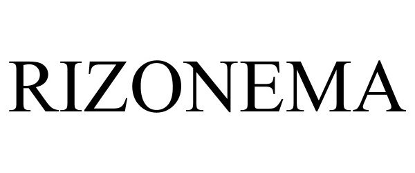 Trademark Logo RIZONEMA