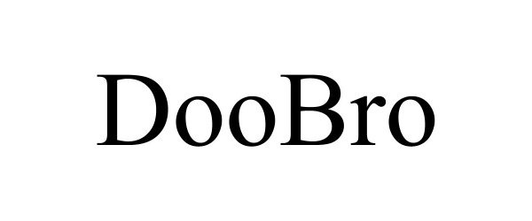 Trademark Logo DOOBRO
