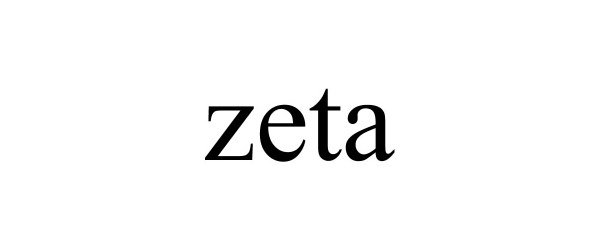 Trademark Logo ZETA