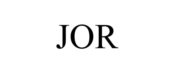 Trademark Logo JOR