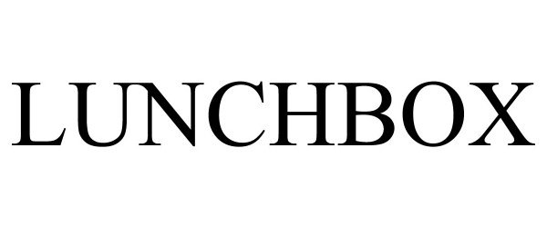 Trademark Logo LUNCHBOX