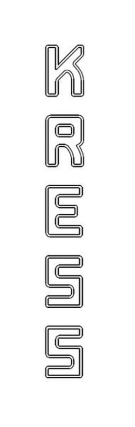 Trademark Logo KRESS