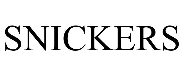 Trademark Logo SNICKERS
