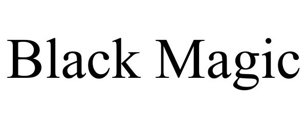 Trademark Logo BLACK MAGIC