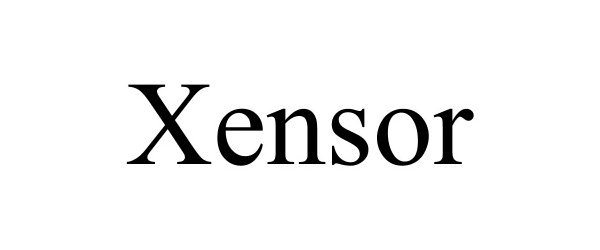 Trademark Logo XENSOR