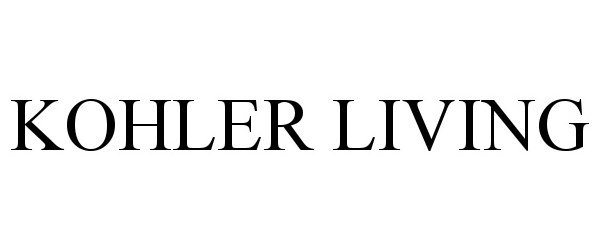 Trademark Logo KOHLER LIVING