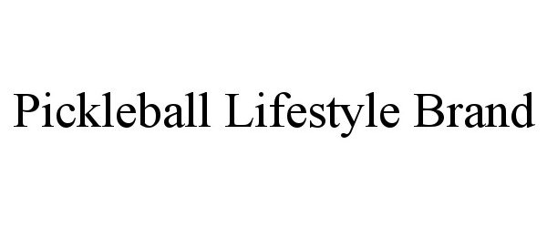  PICKLEBALL LIFESTYLE BRAND