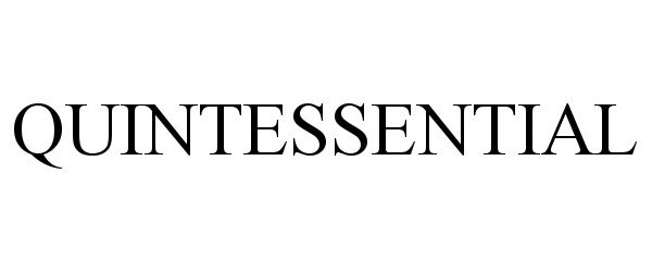 Trademark Logo QUINTESSENTIAL
