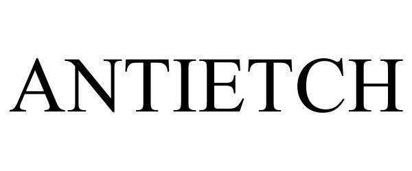 Trademark Logo ANTIETCH