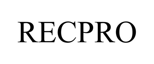 Trademark Logo RECPRO