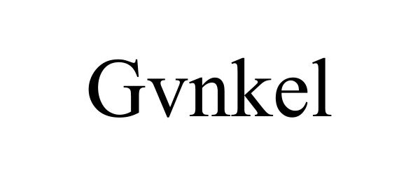 Trademark Logo GVNKEL