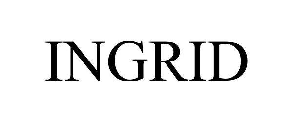 Trademark Logo INGRID