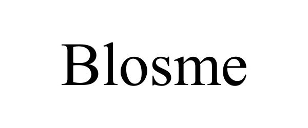 Trademark Logo BLOSME