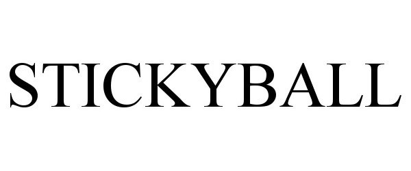 Trademark Logo STICKYBALL