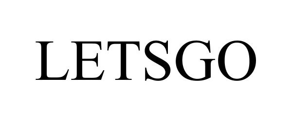 Trademark Logo LETSGO