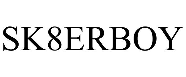 Trademark Logo SK8ERBOY