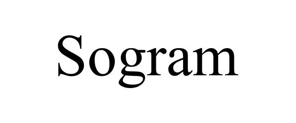 Trademark Logo SOGRAM