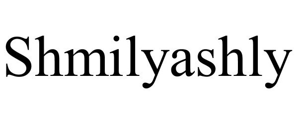 Trademark Logo SHMILYASHLY