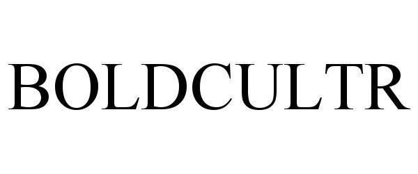 Trademark Logo BOLDCULTR