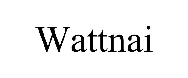 Trademark Logo WATTNAI