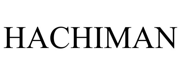 Trademark Logo HACHIMAN