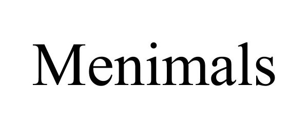 Trademark Logo MENIMALS