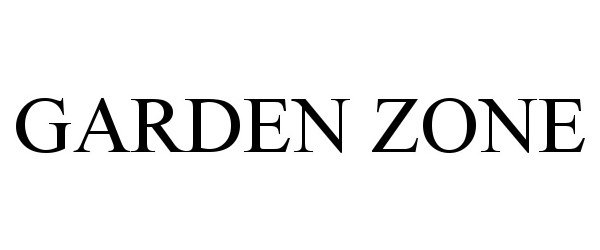 Trademark Logo GARDEN ZONE