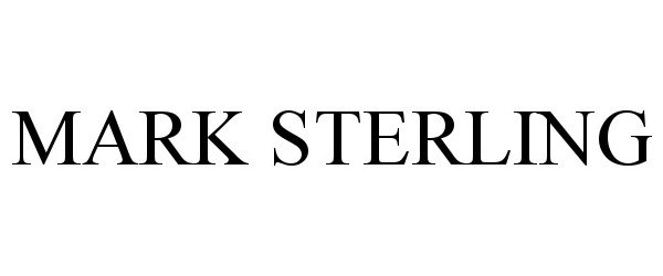 Trademark Logo MARK STERLING
