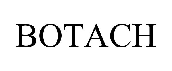 Trademark Logo BOTACH