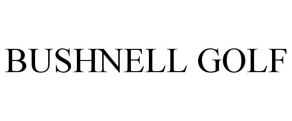 Trademark Logo BUSHNELL GOLF