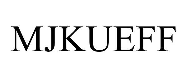 Trademark Logo MJKUEFF