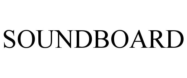 Trademark Logo SOUNDBOARD