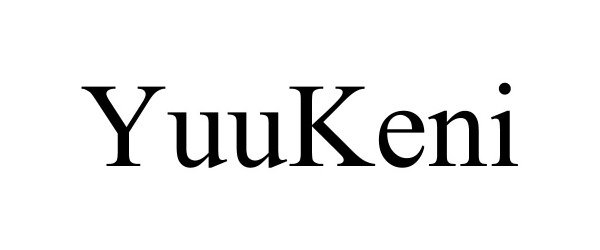 Trademark Logo YUUKENI