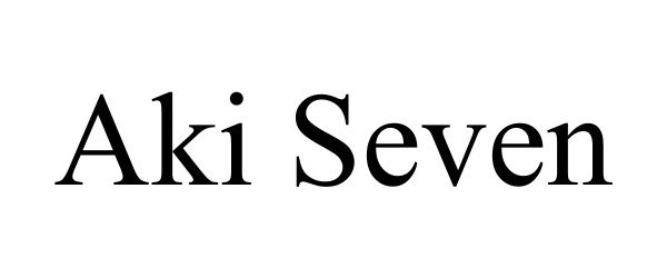  AKI SEVEN