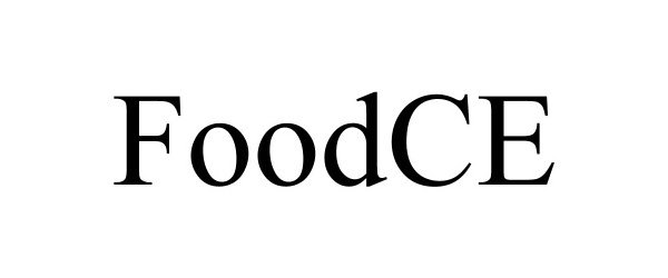Trademark Logo FOODCE