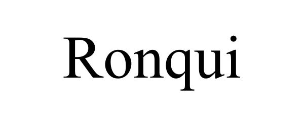  RONQUI