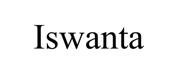 Trademark Logo ISWANTA
