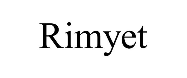 Trademark Logo RIMYET