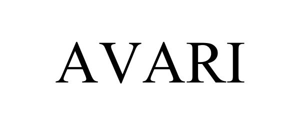 Trademark Logo AVARI