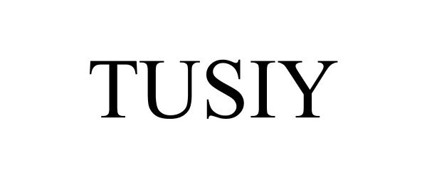 Trademark Logo TUSIY