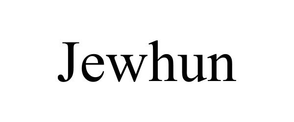 Trademark Logo JEWHUN